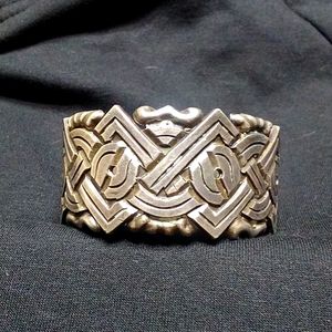 Vintage Signed William Spratling Modernist Cuff Bracelet Sterling